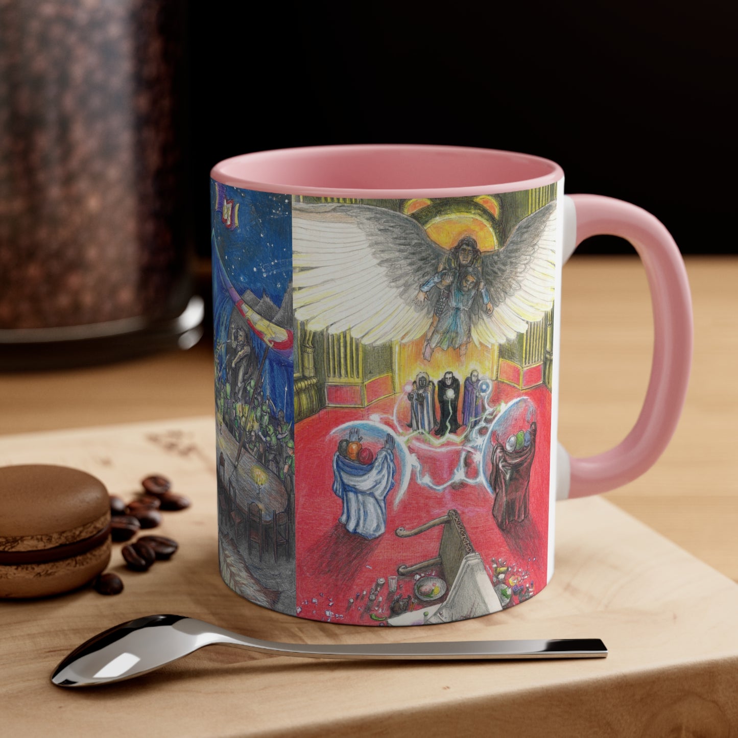 Accent Coffee Mug, 11oz with Adventures of a king motif