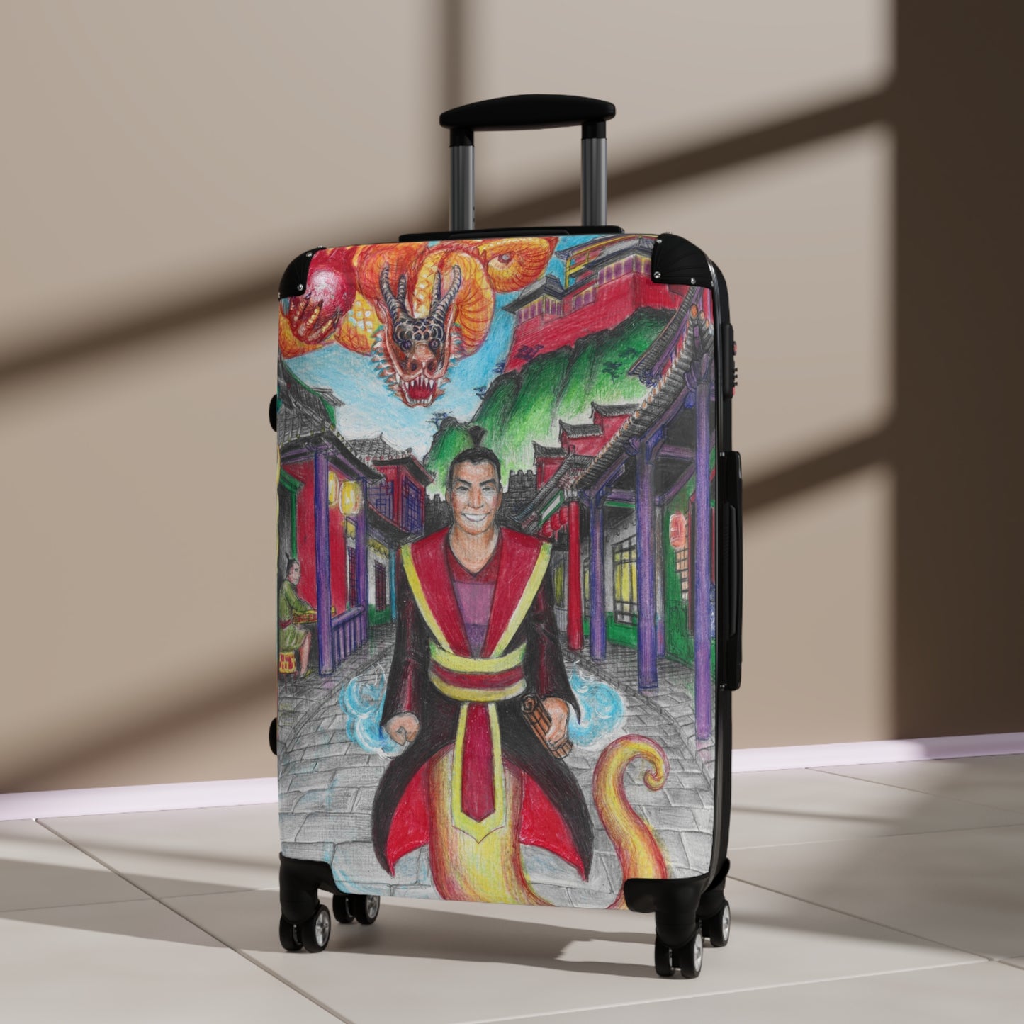 Suitcase with the Chinese Story motif