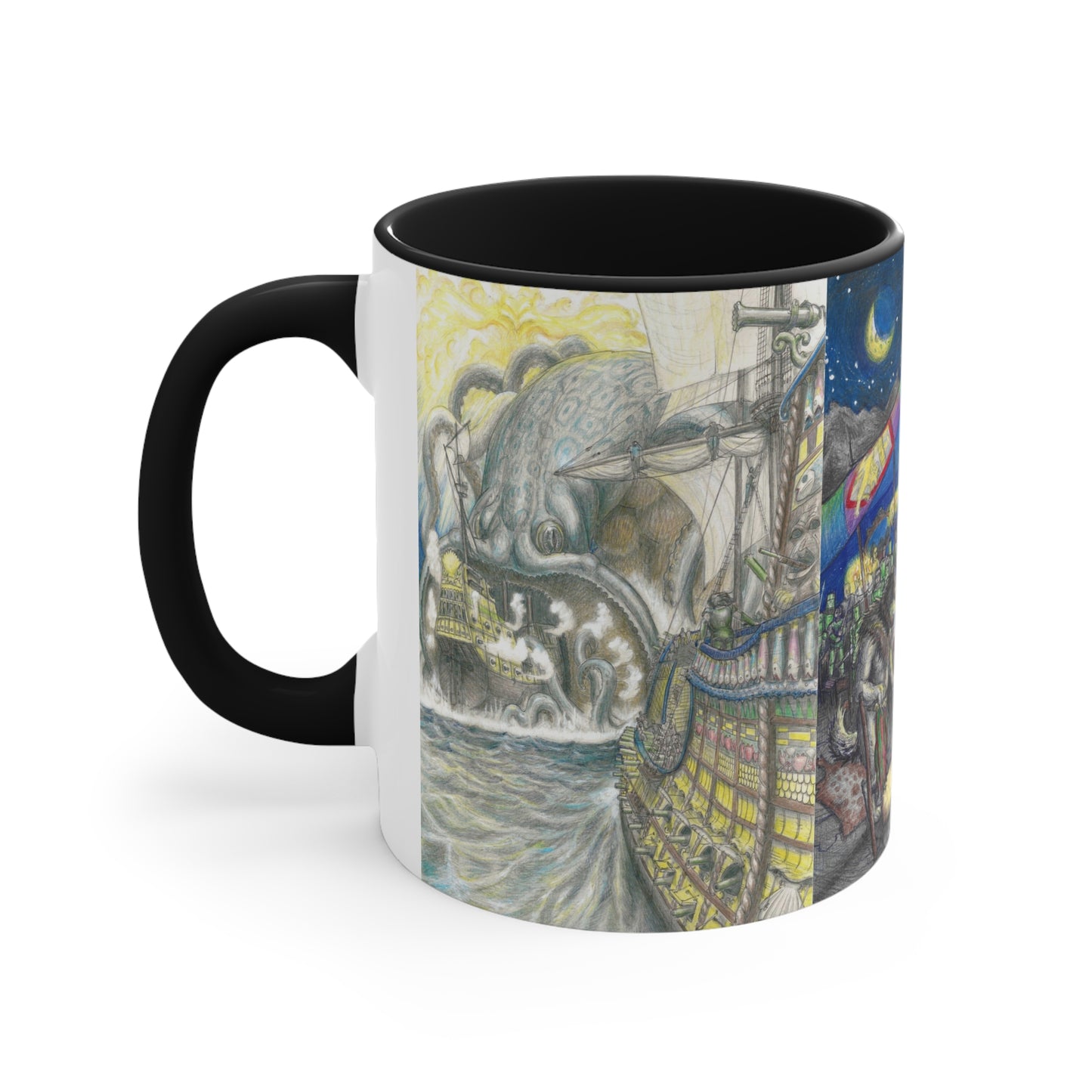 Accent Coffee Mug, 11oz with Adventures of a king motif