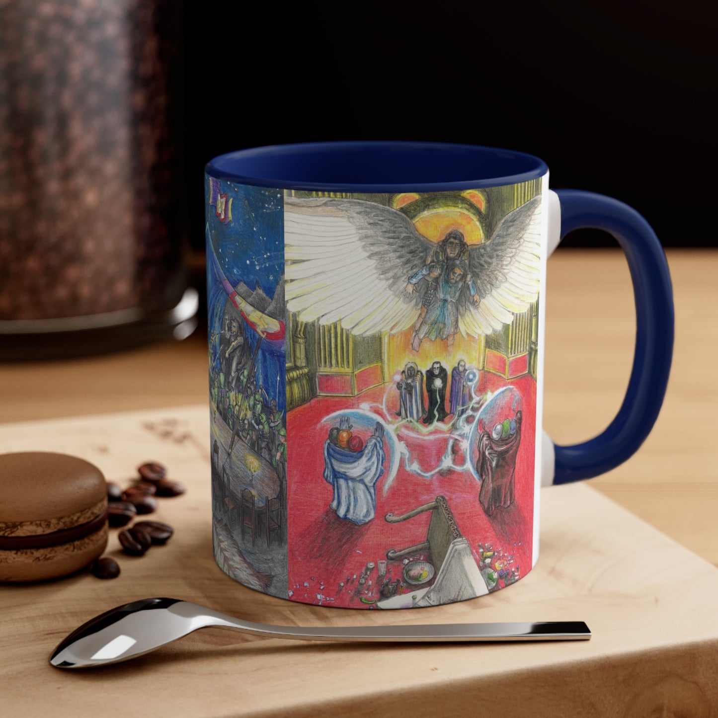 Accent Coffee Mug, 11oz with Adventures of a king motif