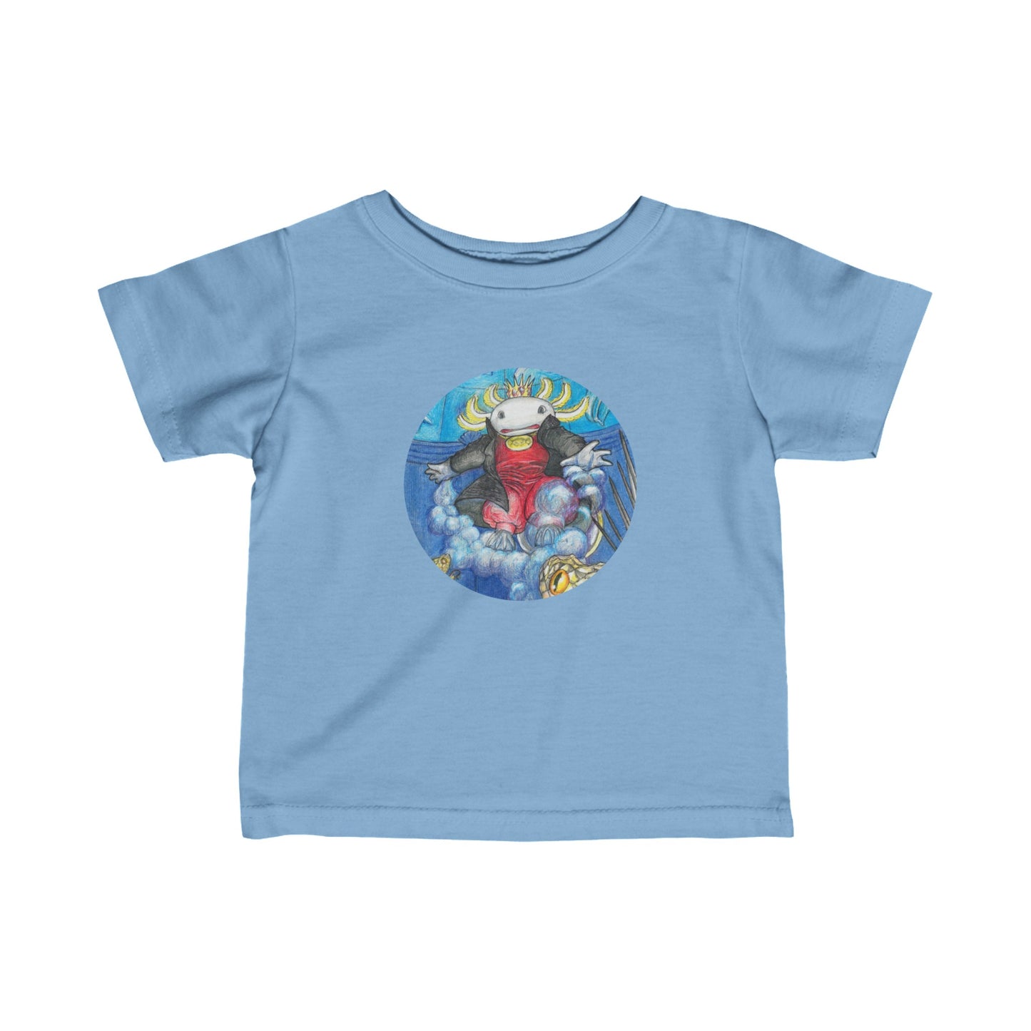 Infant Fine Jersey Tee with the Adventures of a King motif