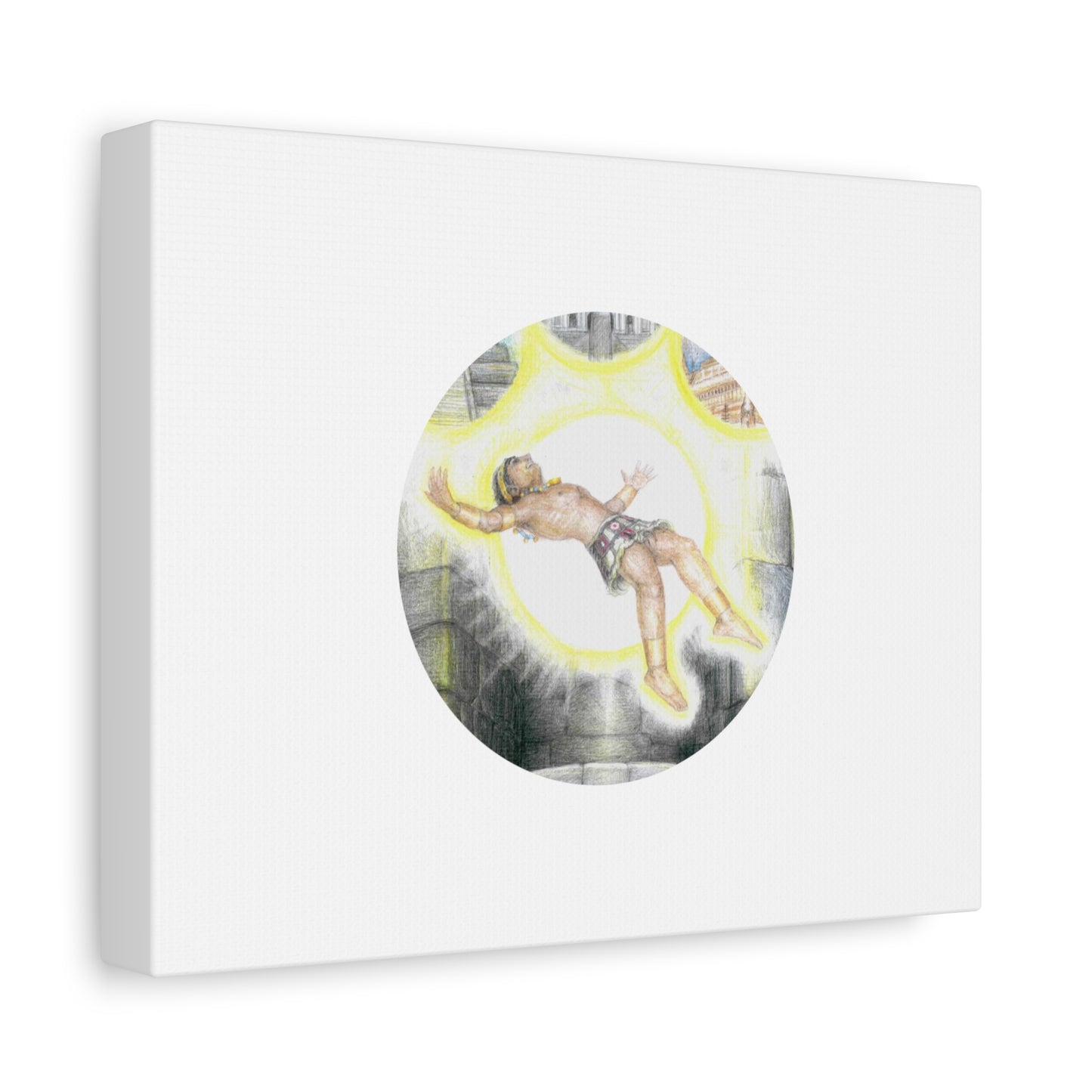 Matte Canvas, Stretched, 1.25" with a Ready For Your Afterlife motif