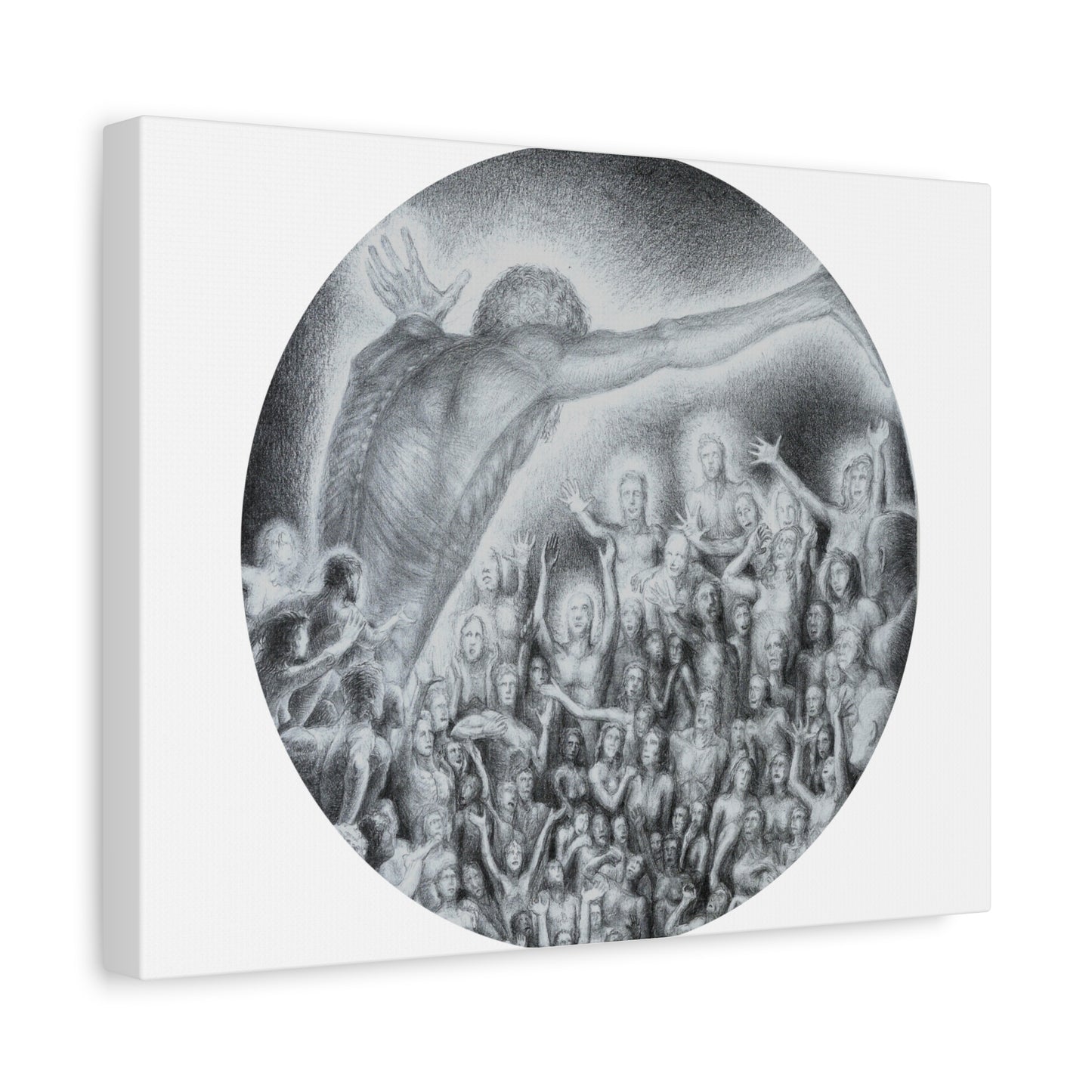 Matte Canvas, Stretched, 1.25" with a Ready For Your Afterlife motif