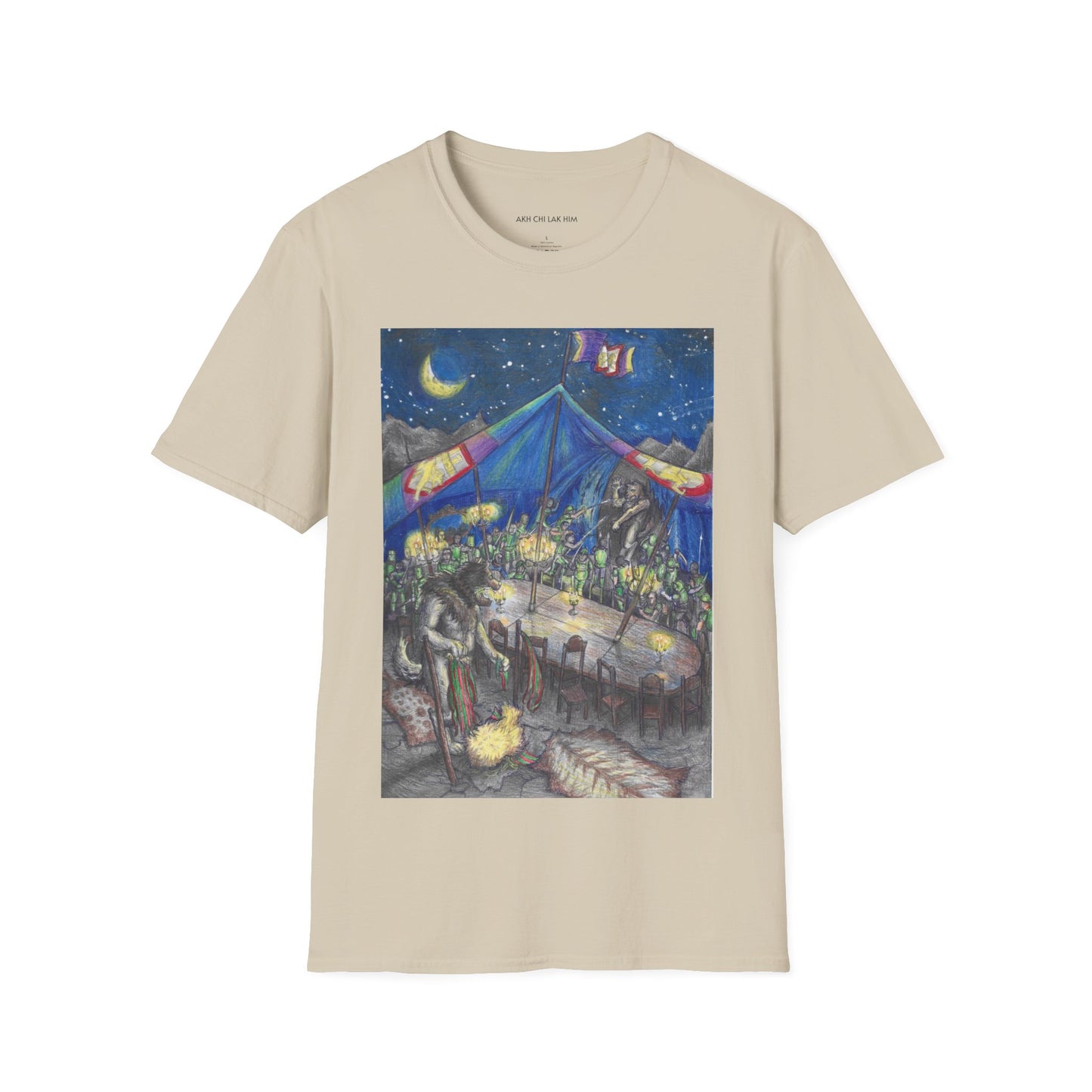 Unisex Softstyle T-Shirt with the Adventures of a King motif